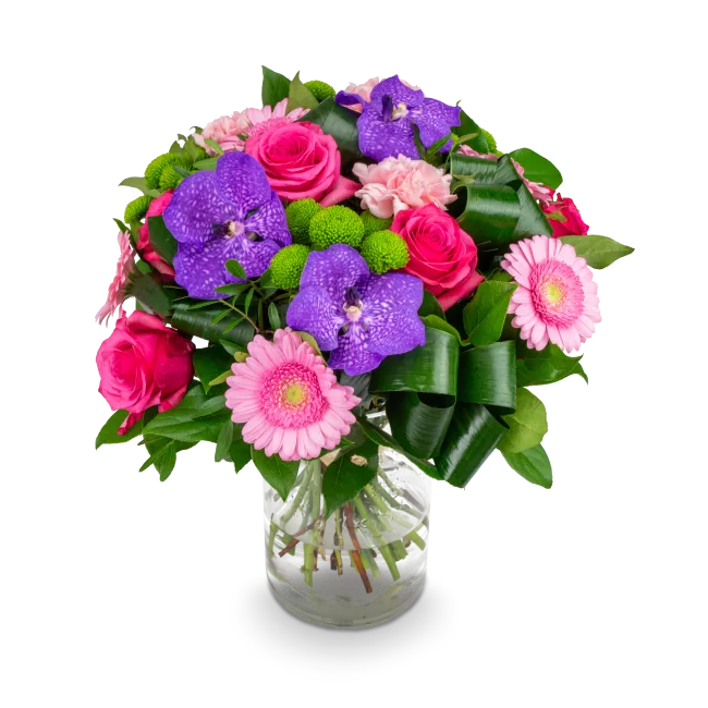 Bouquet of pink flowers